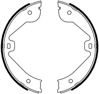 FSB4000 FERODO Колодки тормозные барабанные