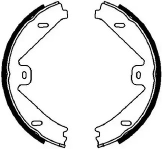 Колодки тормозные барабанные FERODO FSB4026