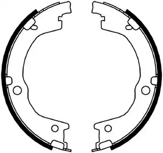 Колодки тормозные барабанные FERODO FSB4049