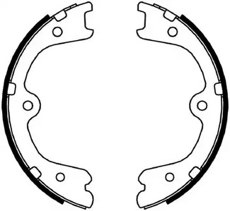 Колодки тормозные барабанные FERODO FSB4054