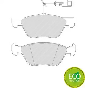 FDB1052 FERODO Колодки тормозные дисковые