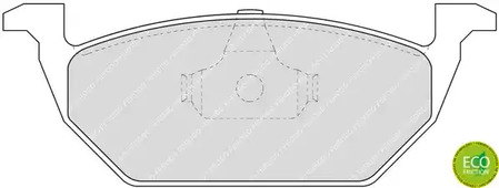 FDB1094 FERODO Тормозные колодки