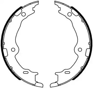 Колодки тормозные барабанные FERODO FSB4123