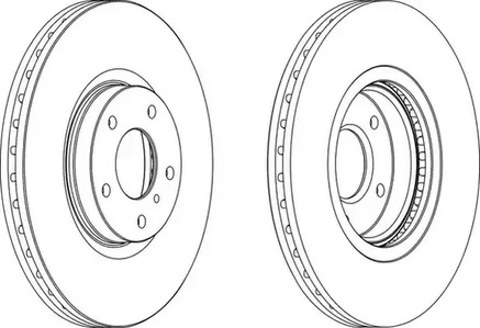 Диск тормозной FERODO DDF1505C-1