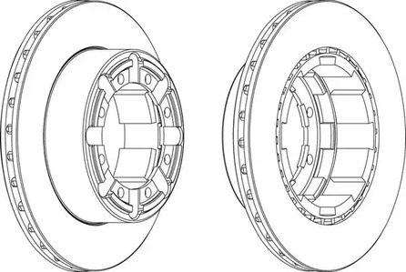 Диск тормозной FERODO FCR184A