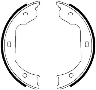 FSB668 FERODO Колодки тормозные барабанные