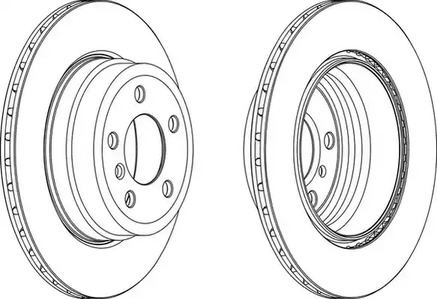 Диск тормозной FERODO DDF1715C