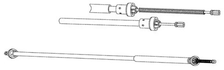 Трос ручника FERODO FHB434541