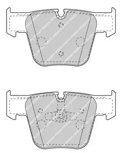 FDB4412 FERODO Колодки тормозные дисковые