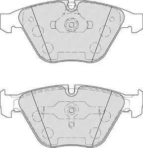 FDB4221 FERODO Колодки тормозные дисковые
