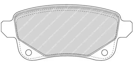 FDB4435 FERODO Колодки тормозные дисковые
