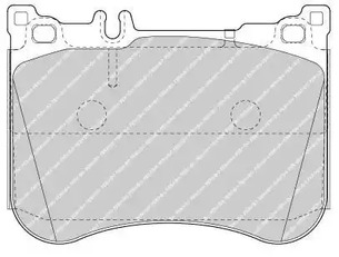 FDB4800 FERODO Колодки тормозные дисковые