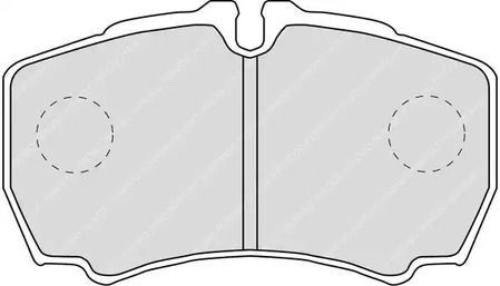 Фото 1 FVR1405 FERODO Колодки тормозные дисковые