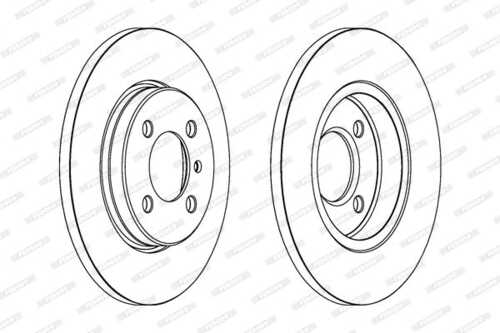 тормозные диски FERODO DDF062
