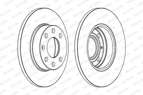 Диск тормозной FERODO DDF104