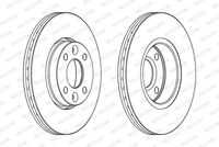 тормозные диски FERODO DDF1201