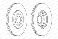 DDF1221 FERODO тормозные диски