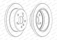 Диск тормозной FERODO DDF1598C