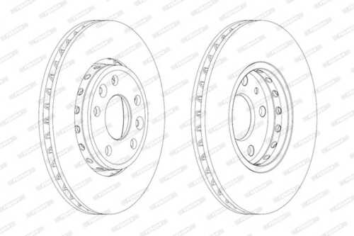Тормозные диски FERODO DDF1726C