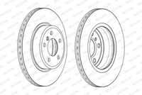 Диск тормозной FERODO DDF2039C