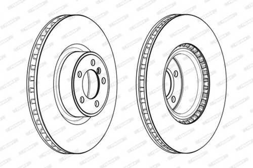 тормозные диски FERODO DDF2086C-1