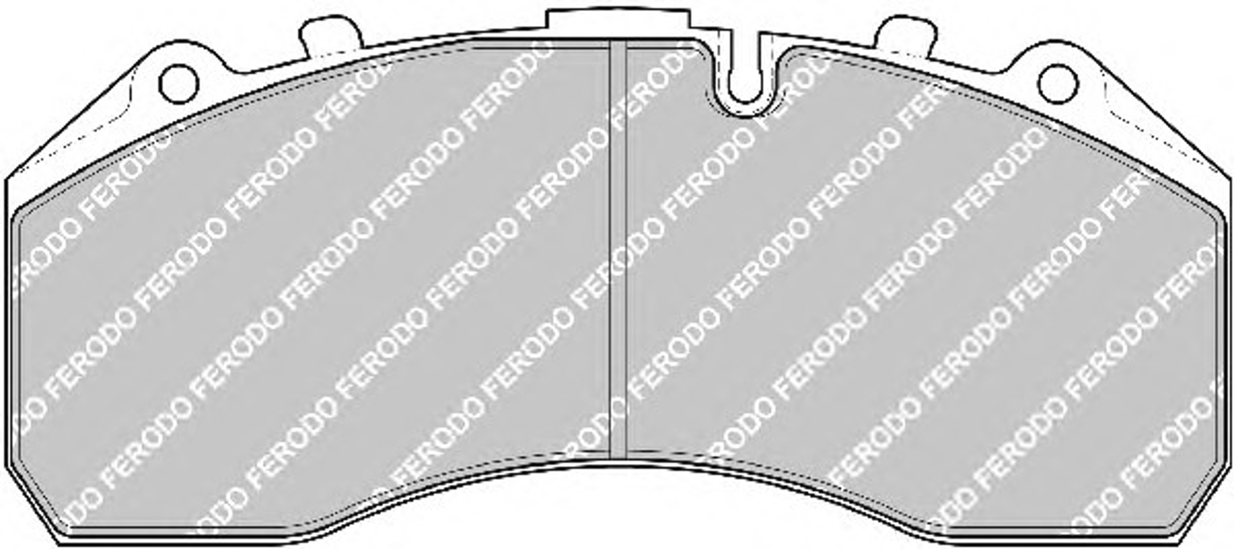 FCV1313 FERODO Колодки тормозные дисковые