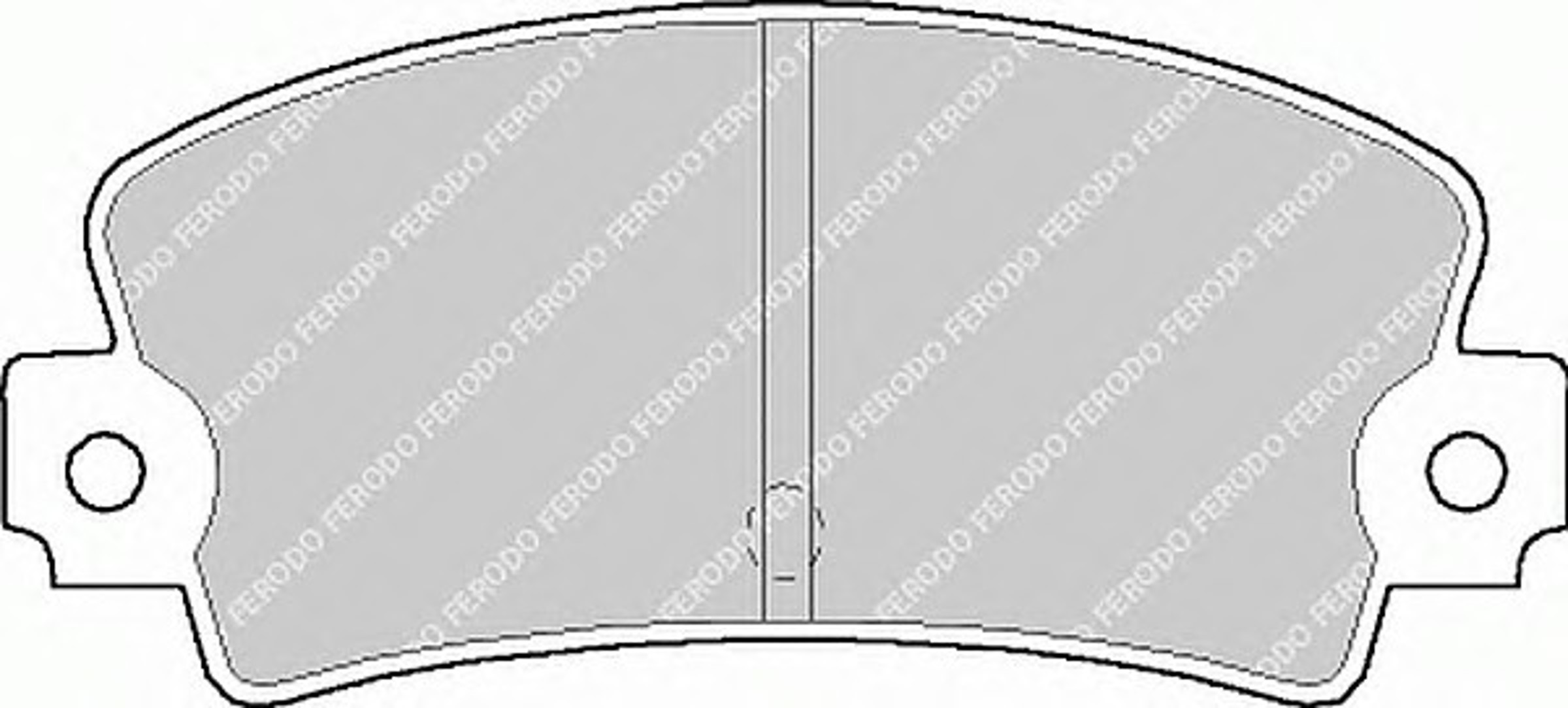 FDB102 FERODO Колодки тормозные дисковые