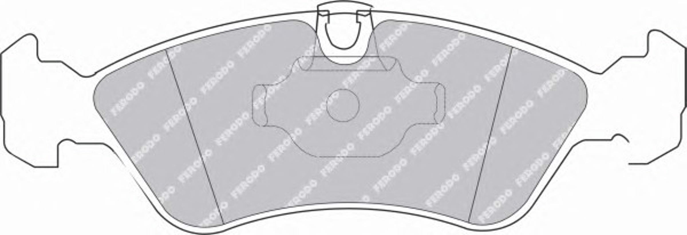 FDB1067 FERODO Тормозные колодки