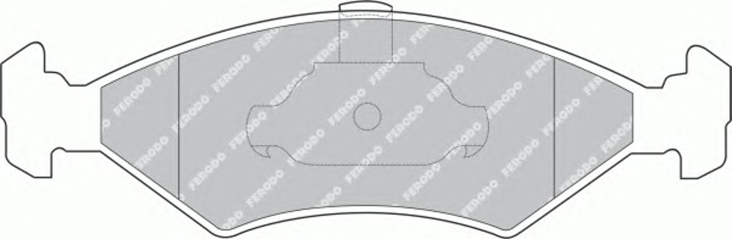 FDB1081 FERODO Колодки тормозные дисковые