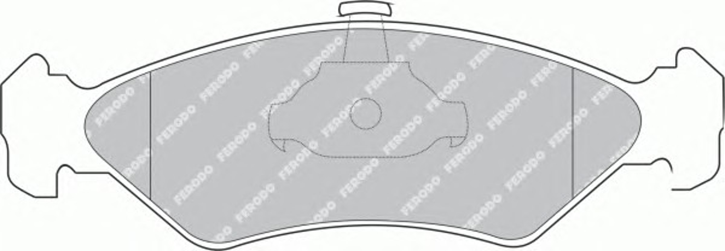 FDB1082 FERODO Колодки тормозные дисковые