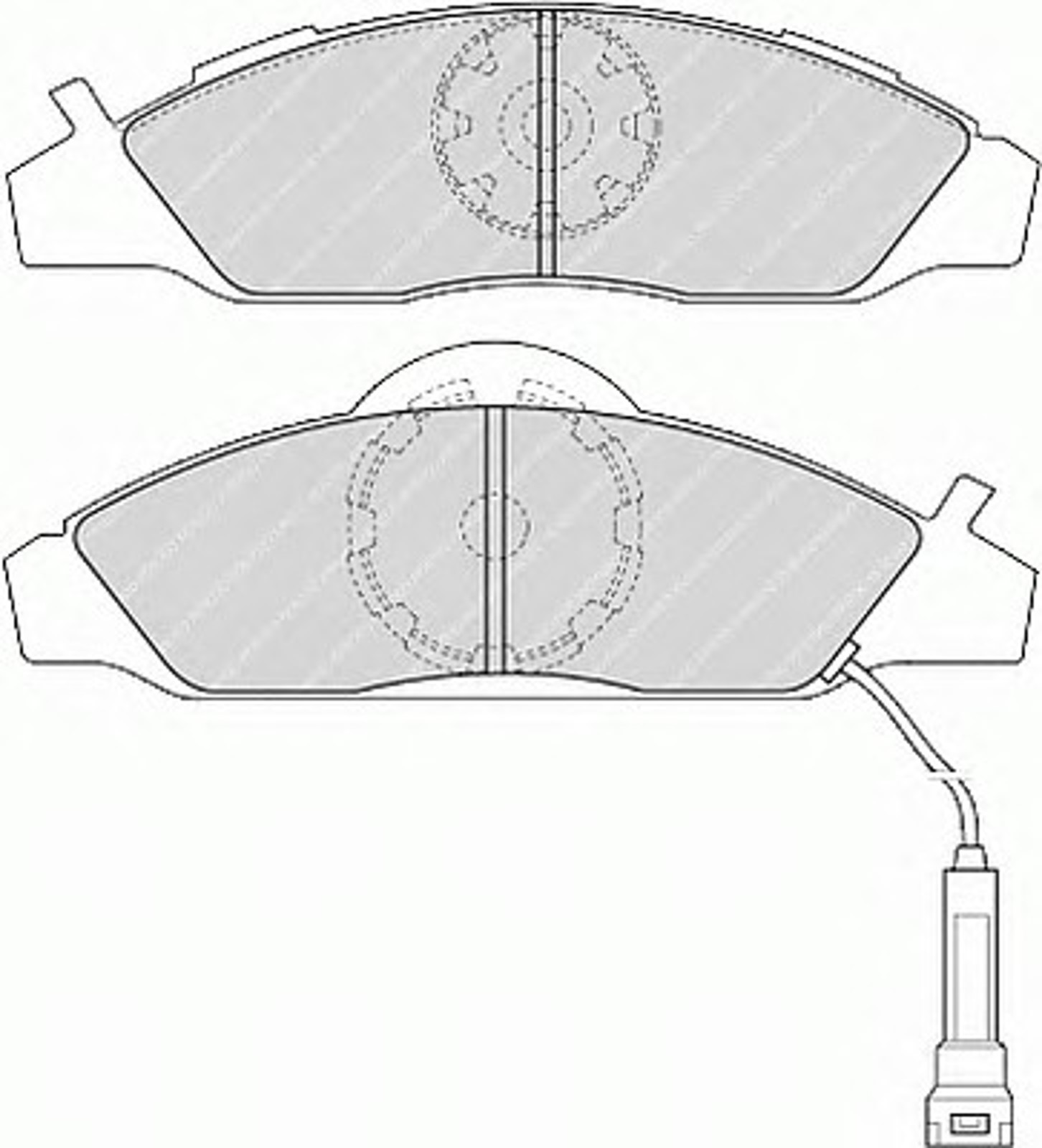 FDB1156 FERODO Колодки тормозные дисковые