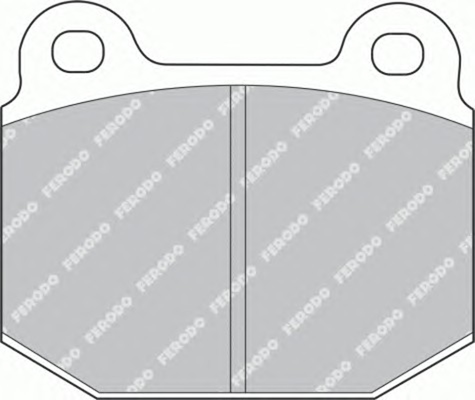 FDB116 FERODO Колодки тормозные дисковые