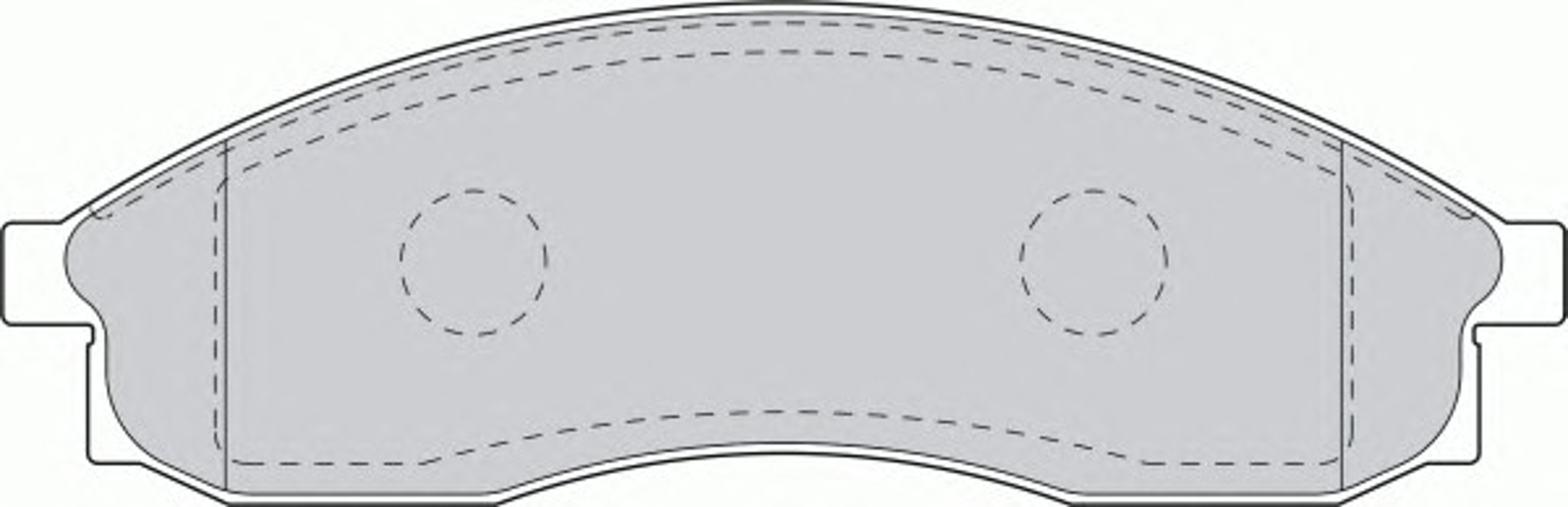 Колодки тормозные дисковые FERODO FDB1434