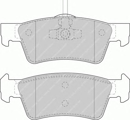 FDB1460 FERODO Тормозные колодки