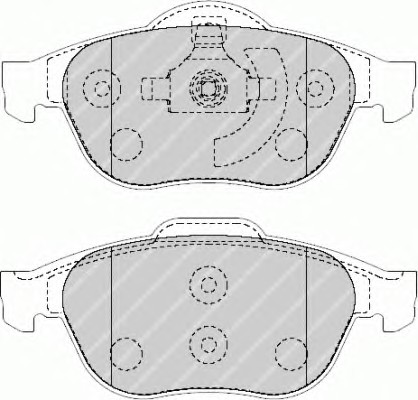 FDB1541 FERODO Тормозные колодки