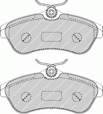 FDB1543 FERODO Тормозные колодки