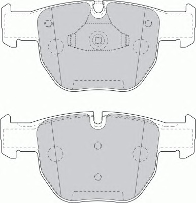 Тормозные колодки FERODO FDB1597