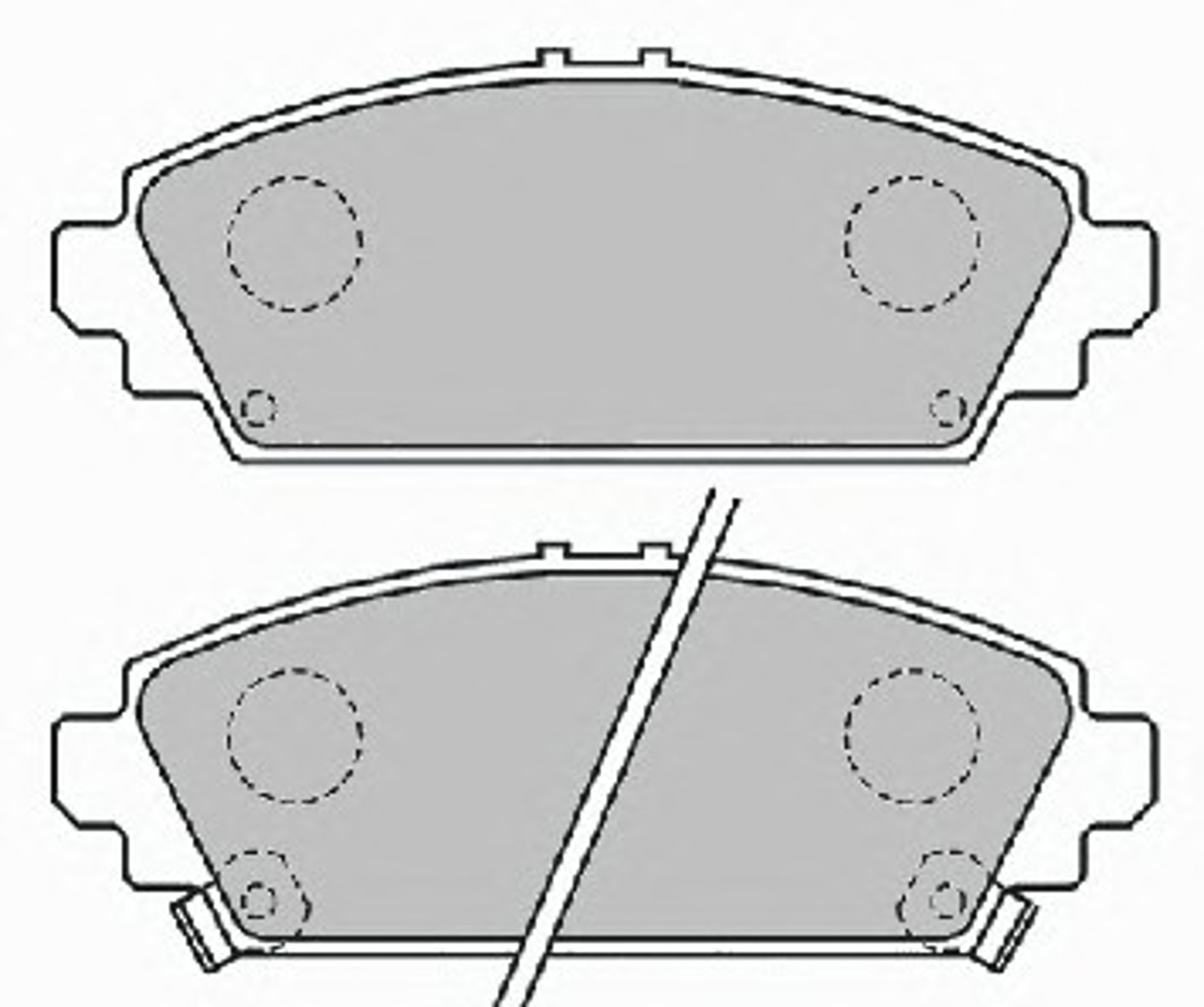 Колодки тормозные дисковые FERODO FDB1601