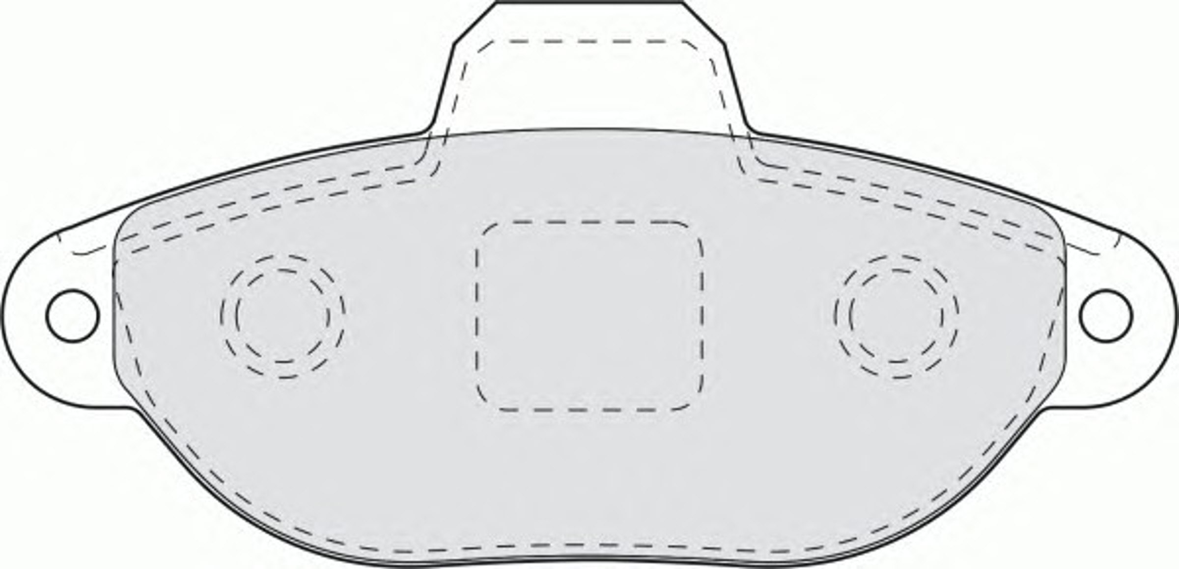 Колодки тормозные дисковые FERODO FDB1630