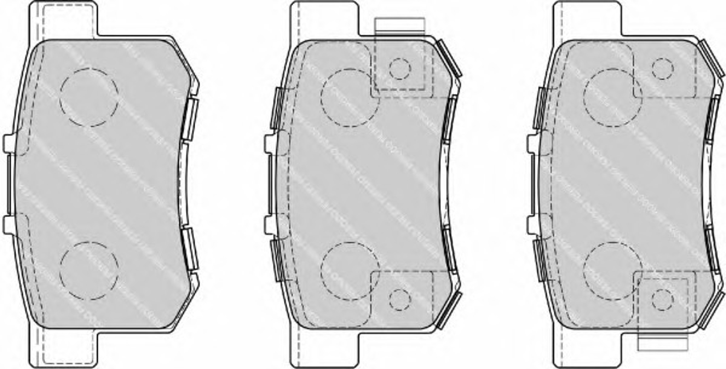 FDB1679 FERODO Колодки тормозные дисковые