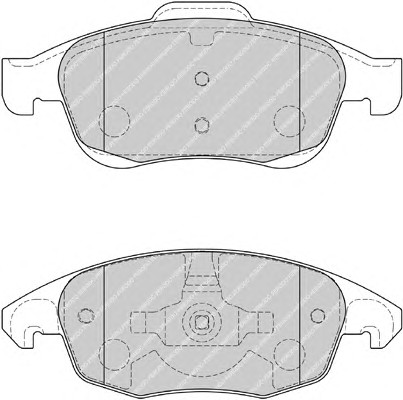 FDB1971 FERODO Тормозные колодки