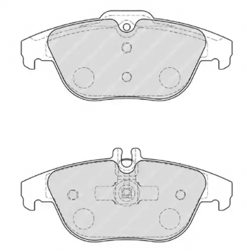 FDB1980 FERODO Тормозные колодки