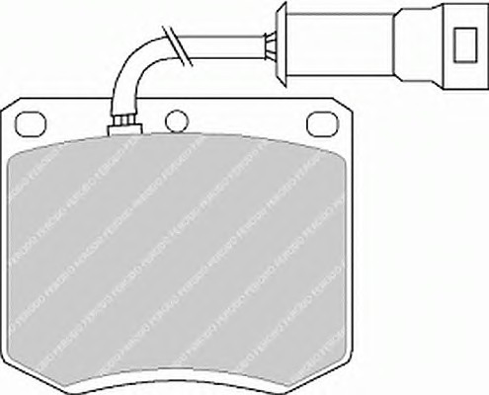 FDB286 FERODO Колодки тормозные дисковые