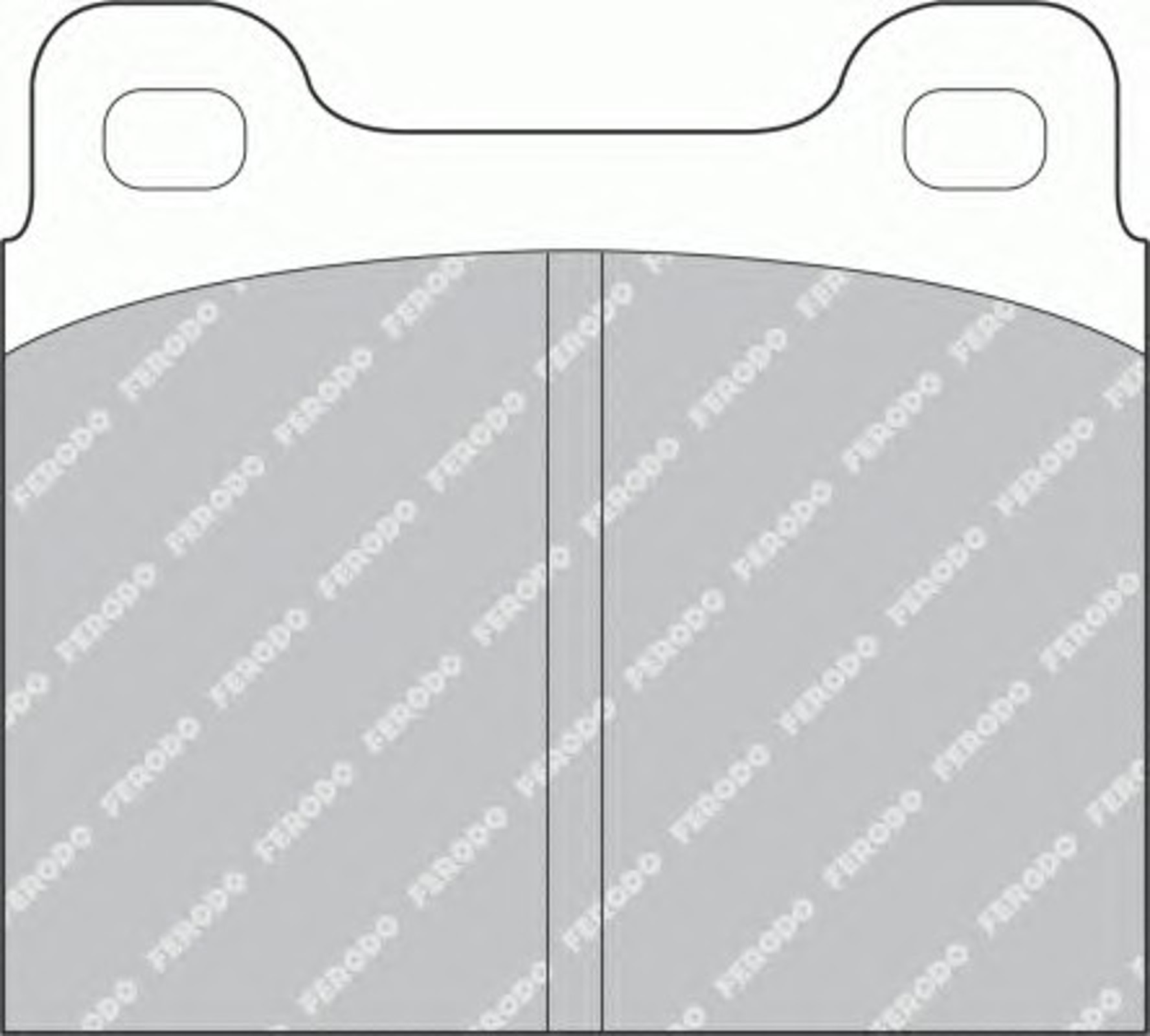 FDB2M FERODO Колодки тормозные дисковые