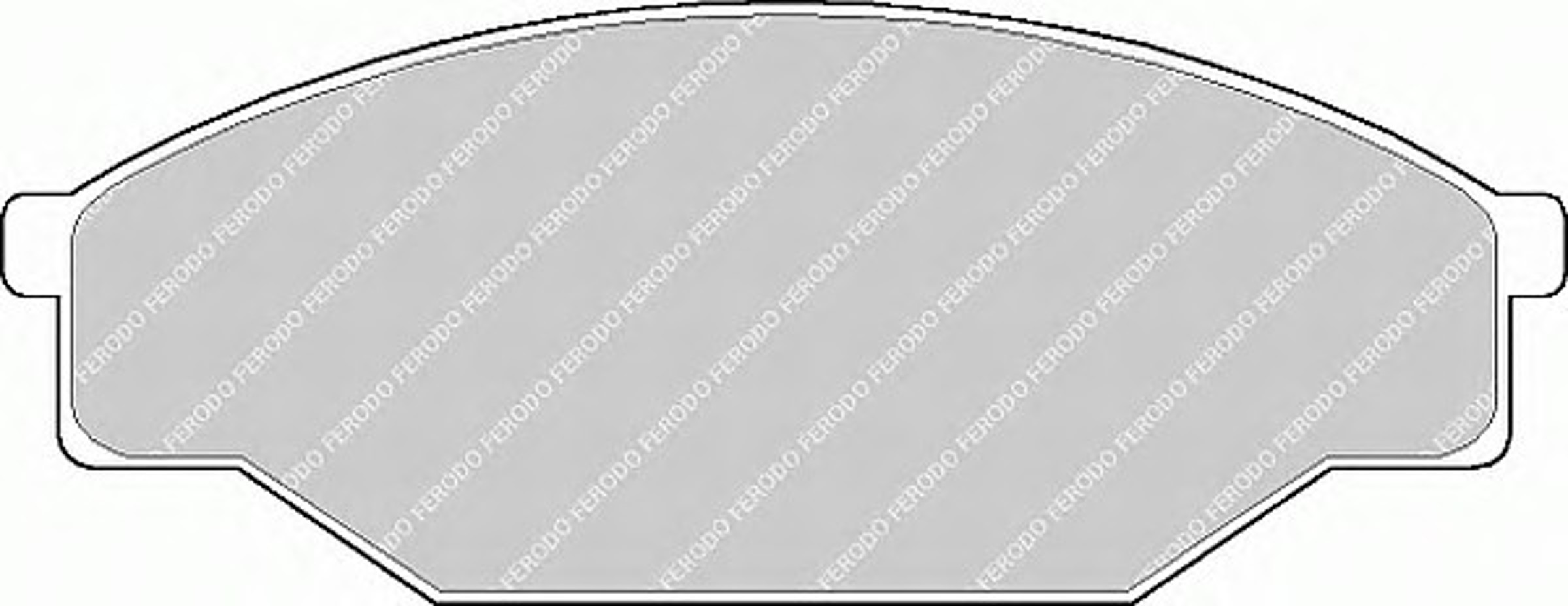 Колодки тормозные дисковые FERODO FDB318