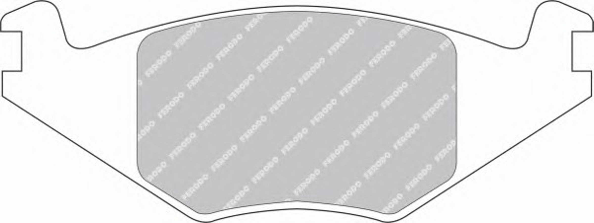 Колодки тормозные дисковые FERODO FDB385
