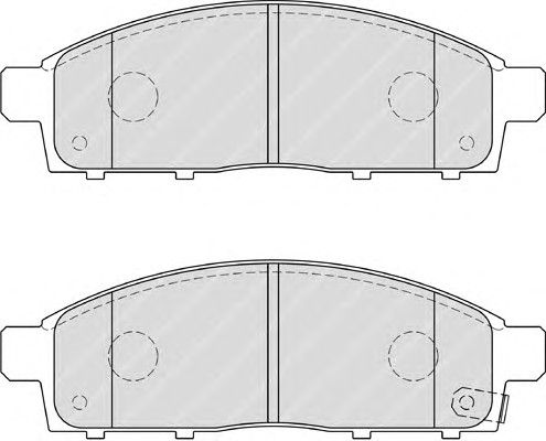 FDB4023 FERODO Тормозные колодки