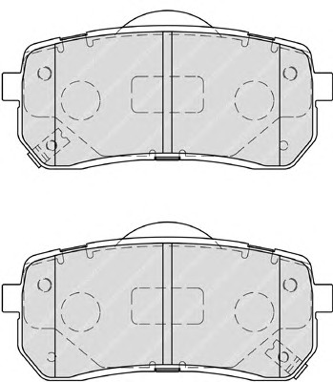 FDB4114 FERODO Колодки тормозные дисковые