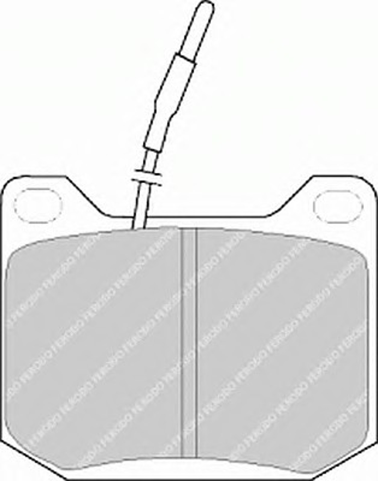 Колодки тормозные дисковые FERODO FDB42