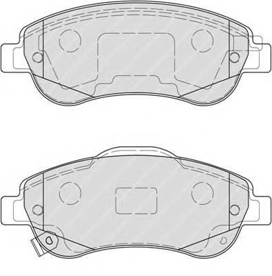 FDB4228 FERODO Тормозные колодки